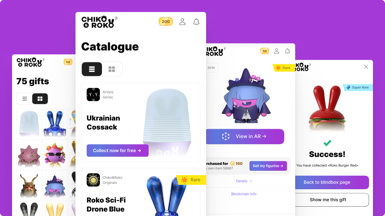 Chiko & Roko NFT platform
